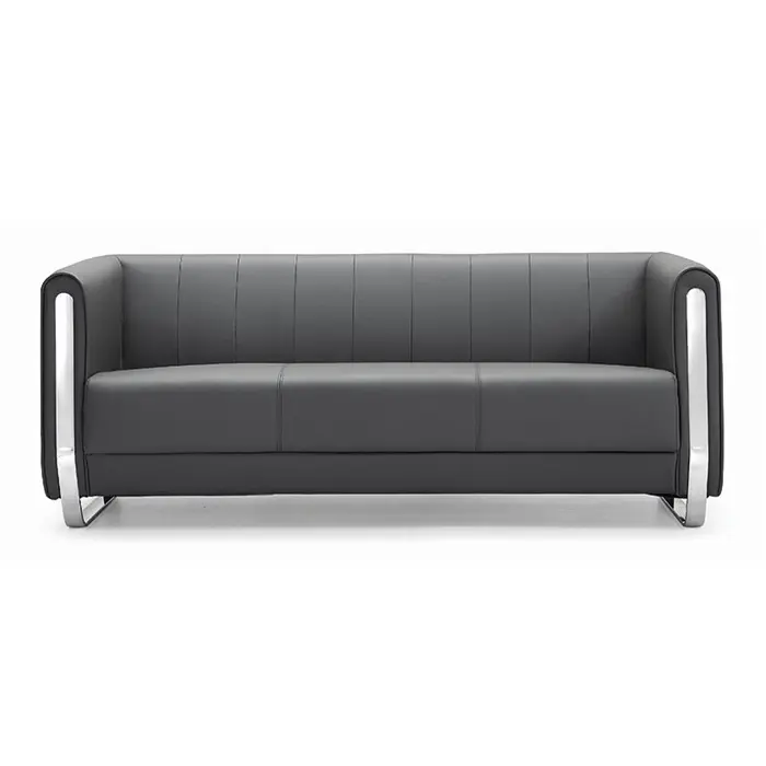 Novo design mais recente sofá de design personalizado de metal quadro combinação de sala de escritório de espera sofá secional
