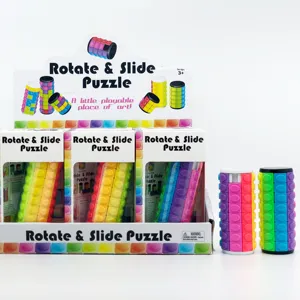 Cubo mágico, quebra-cabeças, fidget spinner Cilindro Rotate & Slide Logic Restless Hand Game, quebra-cabeça, outros brinquedos educativos