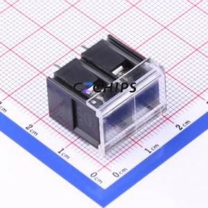 KF38S-8.25-2P Barrier Terminal Block Through hole Component (THT),P=8.25mm Connector With Cover Plate 8.25mm 1x2P Straight Pin - Product Image 1