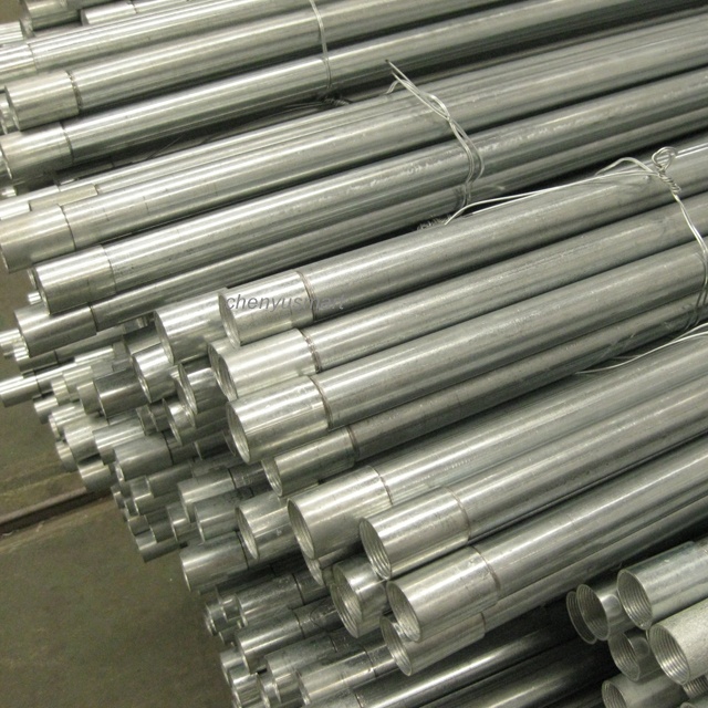 Предварительно оцинкованная электрическая металлическая трубка EMT стальная труба