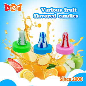 Caramelos al por mayor etiqueta privada personalizada divertida 2 en 1 piruleta colorida en forma de <span class=keywords><strong>bolos</strong></span> con azúcar agria en polvo <span class=keywords><strong>dulces</strong></span> niños caramelo juguete - Product Image 5