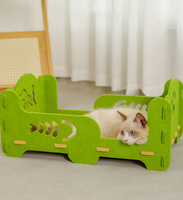 Lit pour chat en feutre écologique, maisonnette empilable, grande grotte cachette pour animaux de compagnie, pour chatons d'intérieur et d'extérieur, transfrontalier