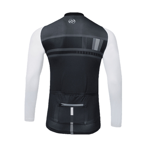 Jersey de Ciclismo de Manga Larga para Hombre y Mujer, de Secado Rápido, Transpirable, con Diseño Personalizado, Protección UV, para Primavera y Otoño - Product Image 3