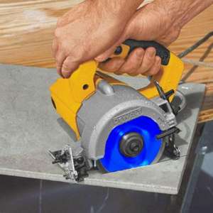 Disque de coupe en céramique ultra-fin 130 mm, lame de scie diamantée ondulée pour meuleuse d'angle, coupe-marbre et carrelage vitrifié - Product Image 2