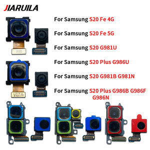 Flex de caméra avant arrière pour <span class=keywords><strong>Samsung</strong></span> <span class=keywords><strong>S20</strong></span> <span class=keywords><strong>Fe</strong></span> 4G 5G <span class=keywords><strong>S20</strong></span> G981B G981N G981U <span class=keywords><strong>S20</strong></span> Plus G986B G986F G986N G986U pièces de rechange de téléphone portable - Product Image 5