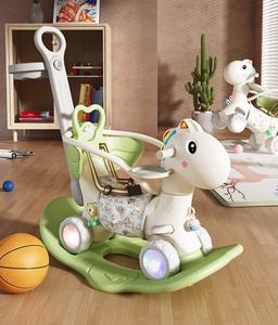 Sallanan at çocuk sallanan at bebek araba iki-in-one ilk doğum günü hediyesi oyuncak küçük sallanan at - Product Image 2