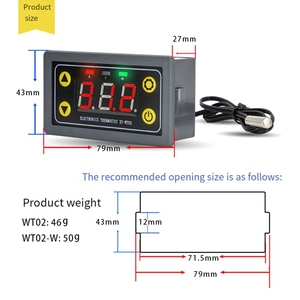 XY-WT02 WiFi <b>Thermostat</b> Module, High Precision Heating & Cooling Temperature Controller with APP Remote Control and Data Collect - Product Image 6