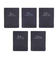 Carte Mémoire pour Sony PlayStation 2 PS2 Capacités SD 8 Mo/16 Mo/32 Mo/64 Mo/128 Mo/256 Mo Accessoires de Jeu