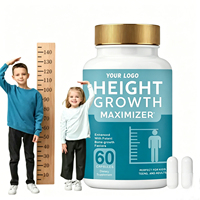 Capsules de calcium pour la croissance osseuse, 60 unités, faibles en glucides, végétariennes, pour la santé des os - Vente en gros OEM ODM International Health Winner