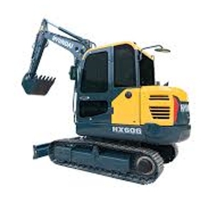 Mini-excavatrice sur chenilles Hyundai Hx60g, modèle économique, 6 tonnes - Product Image 1