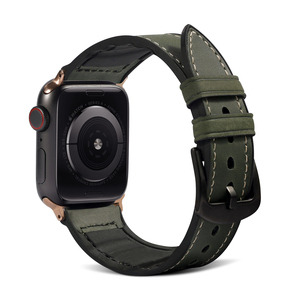 Bracelet élégant de luxe en cuir véritable pour <span class=keywords><strong>Apple</strong></span> <span class=keywords><strong>Watch</strong></span> Series 9 8 <span class=keywords><strong>7</strong></span> 6 5 44mm 49mm 40mm 38mm 41 <span class=keywords><strong>45m</strong></span> - Product Image 1