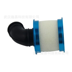 Filtro de aire de aluminio con tapa 04104 02028 para modelos 1/10 HSP Himoto Redcat - Product Image 2