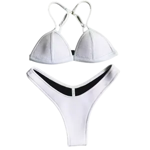 Cikini – maillot de bain en néoprène velours pour femmes, Sexy, string brésilien, été