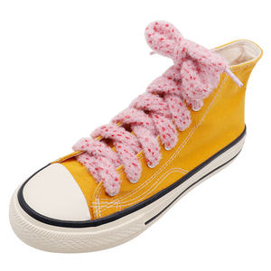 Fabricant Weiou Design de mode Longueur/couleur/largeur personnalisée Corde de tirage en daim rose Impression de logo pour chaussures Jumpmans Yeezys - Product Image 2