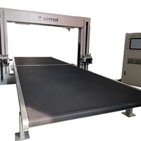 Machine de découpe CNC multi-angles pour la mise en forme d'éponges, découpeuse de contour de mousse PU programmée par ordinateur pour inserts d'emballage