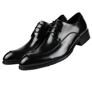 Chaussures de bureau et de mariage classiques de luxe en cuir véritable italien pour hommes à bout pointu – Collection Automne - Product Image 3