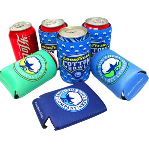 Neoprene Funny Ball Can Cooler Sleeve 12oz Insulated Waterproof Can for Sport Themed Birthday - Product Image 3