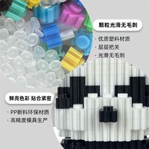 Bloques de Construcción de PP Sueltos de 0.8cm, 100g/500 Piezas, del Fabricante, para Manualidades, Juguetes Educativos para Aliviar el Estrés en Niños, Material para Slime - Product Image 4