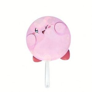 Abanico Plegable Transparente de PVC con Forma Irregular Personalizada, Abanicos de Plástico con Diseño de Ídolos Kpop y Anime para Regalo Promocional - Product Image 2