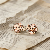 Pin de solapa personalizado DIY, accesorios de metal, insignia de moda, broche con diseño, acero inoxidable, logotipo personalizado, nombre, pines esmaltados