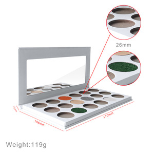 Paleta <span class=keywords><strong>de</strong></span> Sombras <span class=keywords><strong>de</strong></span> Ojos Redonda Vacía Personalizada al por Mayor, 15 Colores, Alta Pigmentación, Vegana, Maquillaje DIY, Sin Logotipo, Marca OBM, Nuevo Set - Product Image 6