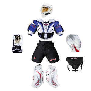 Ensemble de protection premium pour gardien de but de hockey sur glace, 7 pièces |   Équipement complet durable et confortable - Product Image 1