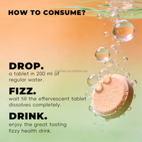 Comprimés Effervescents Personnalisés OEM/ODM avec Vitamine C 1000mg, Chardon-Marie, Ail et Gingembre pour la Croissance Capillaire, Sans Gluten, Naturels