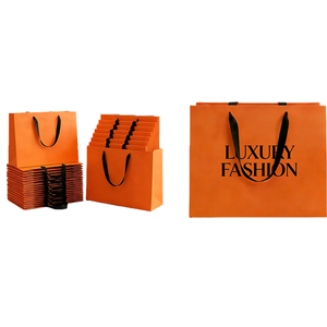 Custom Size Printed Logo Mini <b>Pink</b> Green Luxury Paper <b>Bag</b> With Ribbon Handles Small Fancy Wedding Door Gift <b>Bag</b> for Promotions - Product Image 5