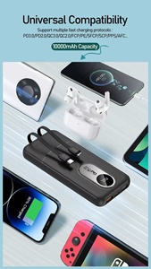 PORPIU 2025 Nuevo Banco de Energía Portátil de Gran Capacidad 30000mah <span class=keywords><strong>20000mah</strong></span> 10000mah con Carga Rápida PD22.5W, Batería de Polímero de Litio Ultra - Product Image 5