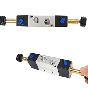 Válvula Solenoide Neumática de 1/4 Pulgada 4V220-08, Doble Cabezal, Doble Bobina, 5 Puertos, 2 Posiciones, Válvula de Control Direccional de Aire - Product Image 3