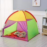 Tenda bermain anak dalam ruangan terbuat dari kain poliester berkualitas premium dengan jahitan ganda untuk penggunaan jangka panjang yang tahan lama dan bebas sobek.