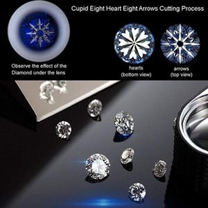 92.5 Sterling Silver 0.80 Carat Solitaire Engagement Ring For Girls & Women - Product Image 5