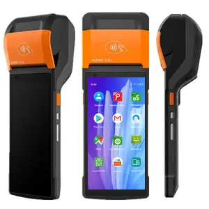 Оптовая продажа, дешевая цена, Sunmi V2S, 5,5 дюймов, 4 г, Loyverse Pos-системы, портативный планшет Android 12 Pos, кассовый аппарат с NFC