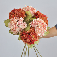 Composition florale artificielle en soie blanche style peinture à l'huile nordique, 68 cm, pour salon et toile de fond de mariage