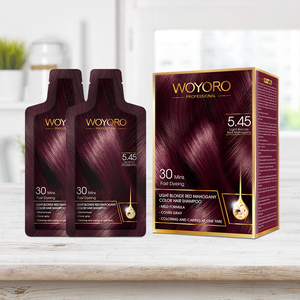 Champú para <span class=keywords><strong>tinte</strong></span> de <span class=keywords><strong>pelo</strong></span> para adultos, productos de belleza permanente de Etiqueta Privada, Color rubio claro, rojo <span class=keywords><strong>caoba</strong></span> - Product Image 3
