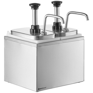 Factory Direct Station Stainless Steel Condiment <b>Pump</b> <b>Dispenser</b> Ketchup Syrup <b>Pump</b> <b>Dispenser</b> - Product Image 1