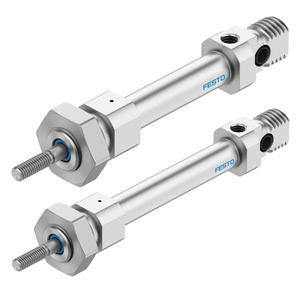 กระบอกลมแบบกลม FESTO ESNU แบบกระทำทางเดียว ISO6432 กระบอกลมนิวแมติกขนาดกะทัดรัด พร้อมเซ็นเซอร์ตำแหน่งเสริม - Product Image 1
