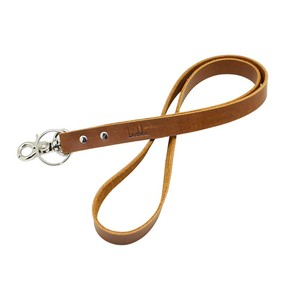 Genuine <b>Leather</b> <b>Keychain</b> Carabiner Custom Embossed Name Personalized Hang Rope For Car Keys Necklace Style - Product Image 4