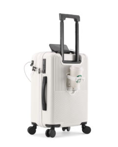 Custom Logo Koffer Bagage Stijlvolle Zakelijke Koffer Met Bekerhouder Compact 20-Inch Lichtgewicht - Product Image 2