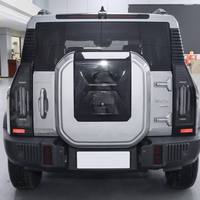 Housse de roue de secours ABS pour Jetour T2 Traveler, protection de roue arrière rigide noire, accessoires extérieurs pour SUV tout-terrain