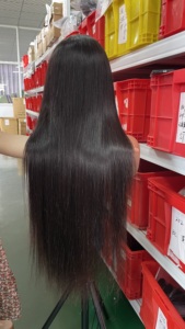 All'ingrosso parrucche anteriori in pizzo dritto a doppio osso trafilato, in pizzo trasparente, in stile <span class=keywords><strong>Afro</strong></span> - Product Image 3