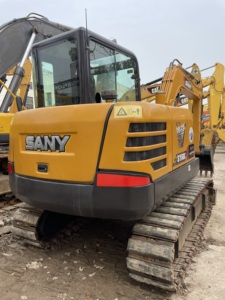 Excavadora Sany 75 de segunda mano en buen estado, marca china, gran oferta, excavadora SY75 usada en stock - Product Image 2