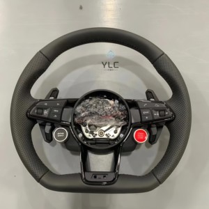 Volante Personalizado Compatible con <span class=keywords><strong>Audi</strong></span> A1 A3 A4 A5 A6 A7 RS R8 RS3 C7 Q5 Q7 S3 8V B8 B9 S4 Q3 Q8 TT - Product Image 5