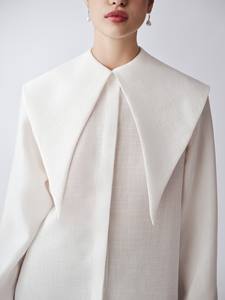 Blusa de Lino Serene al Mejor Precio para Mujer, Nueva Tendencia, Estilo Casual, Tejido Transpirable con Logotipo Personalizado para Verano, Invierno y Primavera - Product Image 6