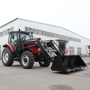 <span class=keywords><strong>Tracteur</strong></span> compact 4 roues motrices avec chargeur et pelle rétrocaveuse pour usage agricole - Product Image 2