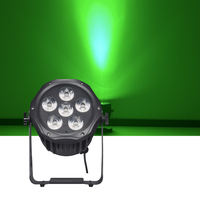 IP65 LED Mini 6X18W RGBWA + UV 6in1 extérieur étanche scène Par lumière DMX512 pour salle de mariage DJ TV