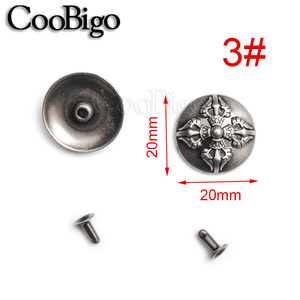 Juego de remaches Punk Rock, tachuelas de Metal, remaches para ropa, bolso de cuero, accesorios para calzado, artesanía artesanal, mariposa, flor y <span class=keywords><strong>estrella</strong></span> - Product Image 4