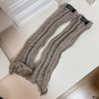 Tiktok y2k vêtements Lolita jambières femmes hiver genou gothique tricot longues chaussettes Leggings guêtres été genou bottes manchette chaussette