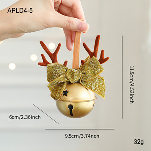 Ornements <span class=keywords><strong>de</strong></span> Noël Clochettes <span class=keywords><strong>de</strong></span> Noël Décorations rustiques à suspendre pour sapin <span class=keywords><strong>de</strong></span> Noël et <span class=keywords><strong>couronne</strong></span> avec décorations <span class=keywords><strong>en</strong></span> pin - Product Image 6