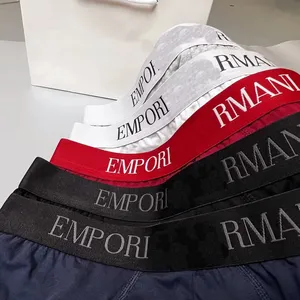 Calzoncillos para hombre, calzoncillos transpirables, calzoncillos tipo bóxer sexys y cómodos, pantalones cortos triangulares de algodón, talla M-2XL, conjunto de tres piezas - Product Image 2